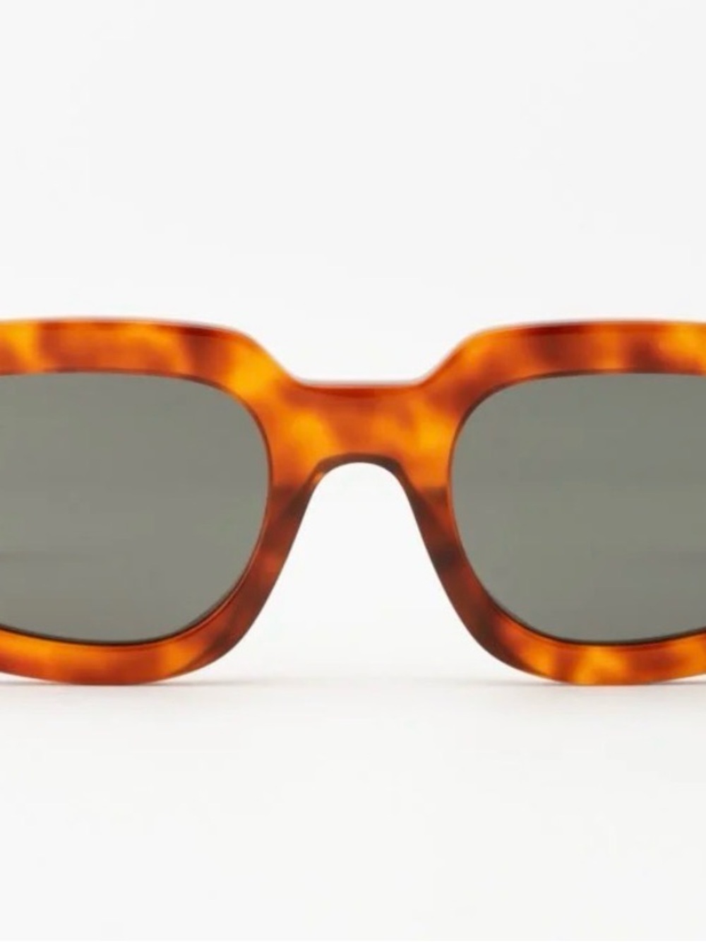 RetroSuperFuture Tortoiseshell Frame Sunglasses with Gray Lenses